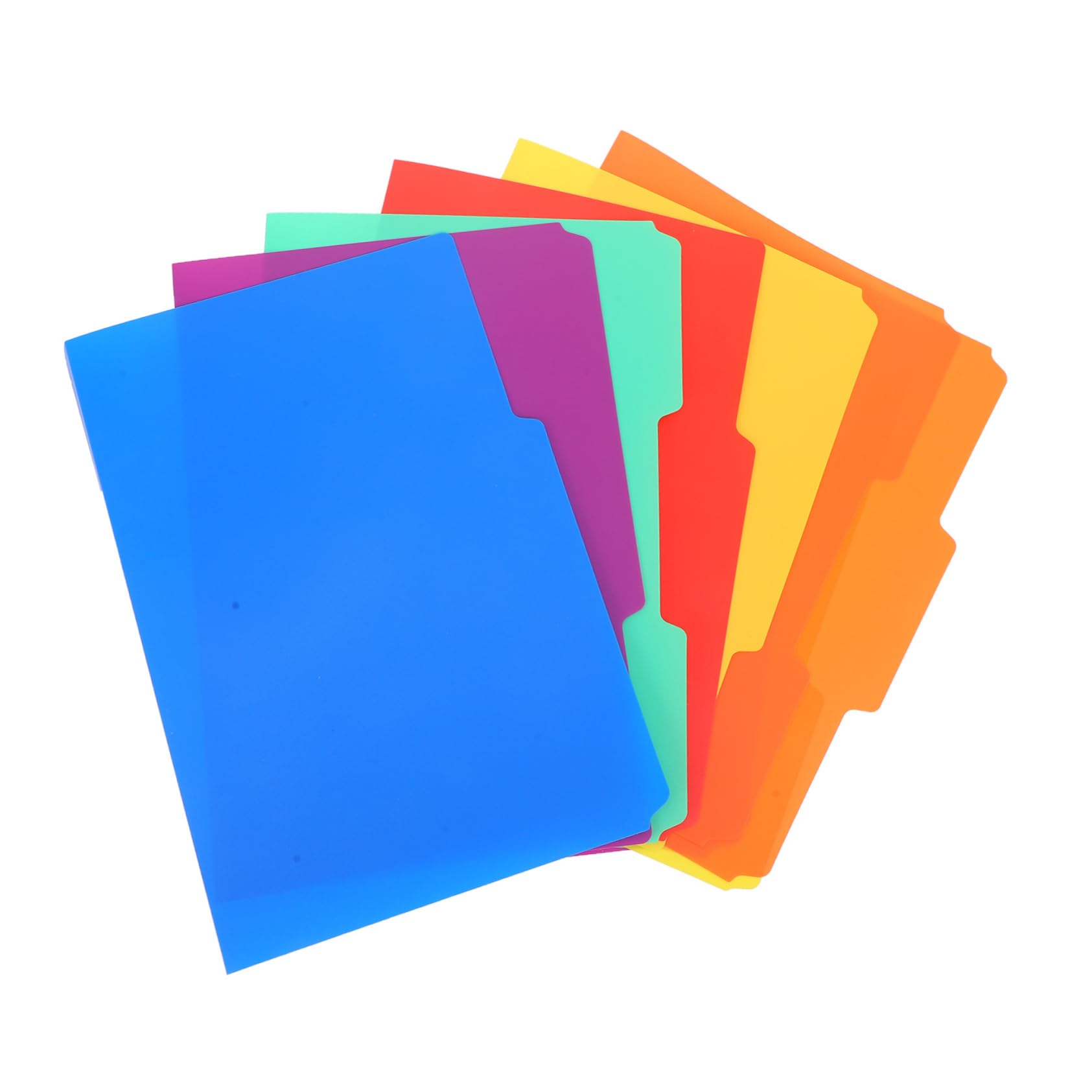 18 piezas Carpeta de Archivos de Plástico de Organizador de y Partituras para Oficina para Escolar y Doméstico