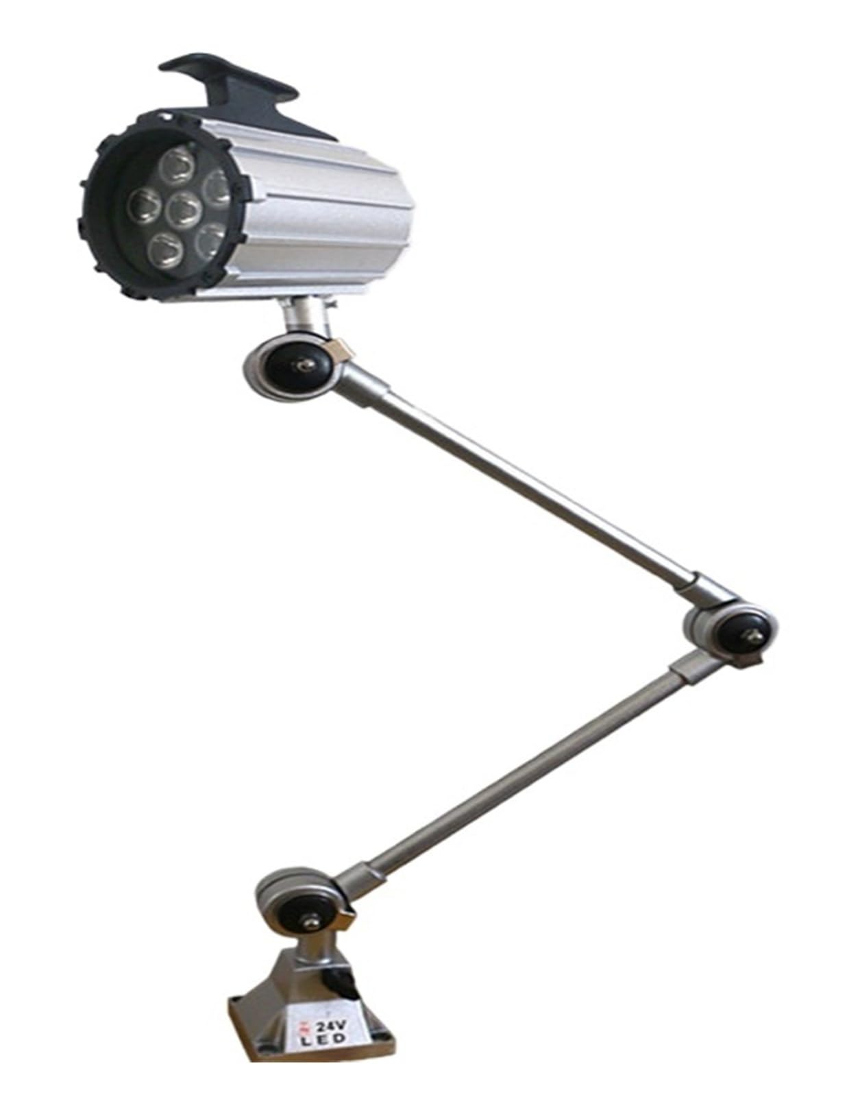 Lámpara de chispa y fresadora LED resistente al aceite con brazo orientable 2