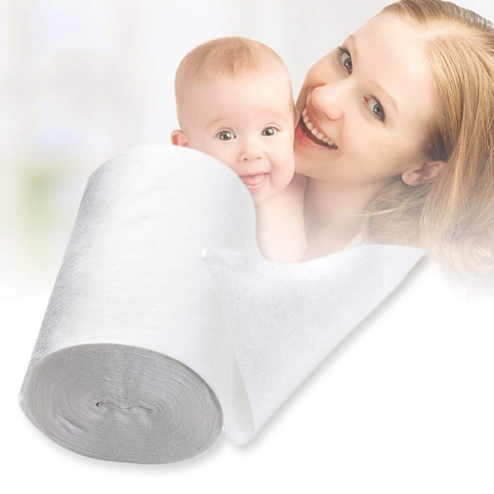 TOYANDONA 3 Rolls 100Sheets/Roll Disposable Baby Cloth Diaper Liners Nappy Liners for Infant
