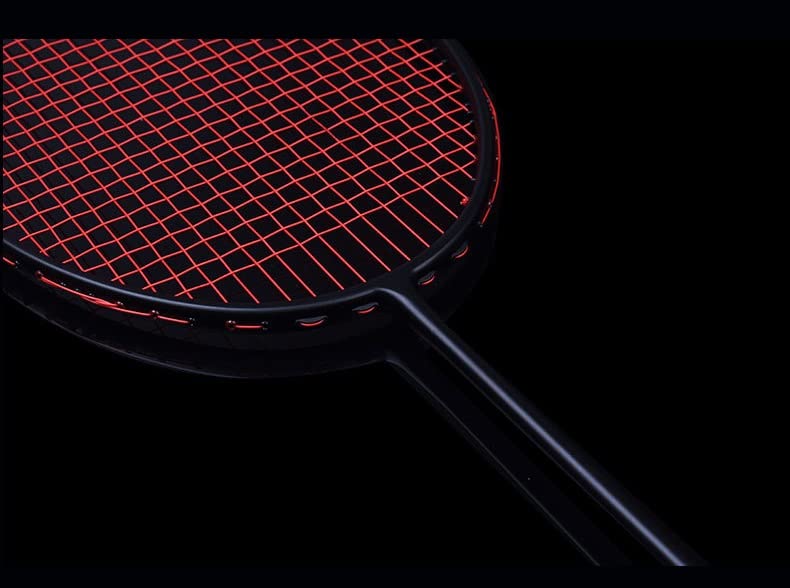 Raquettes de badminton tension max 32lbs ultra légères de 80g pour le jeu technique