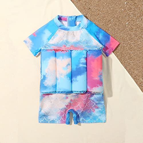 Image of Kids Boys Girls Floatation Swimsuit with Adjustable Buoyancy Baby Float Suit Swim Vest One Piece Swimwear Bathing Suit