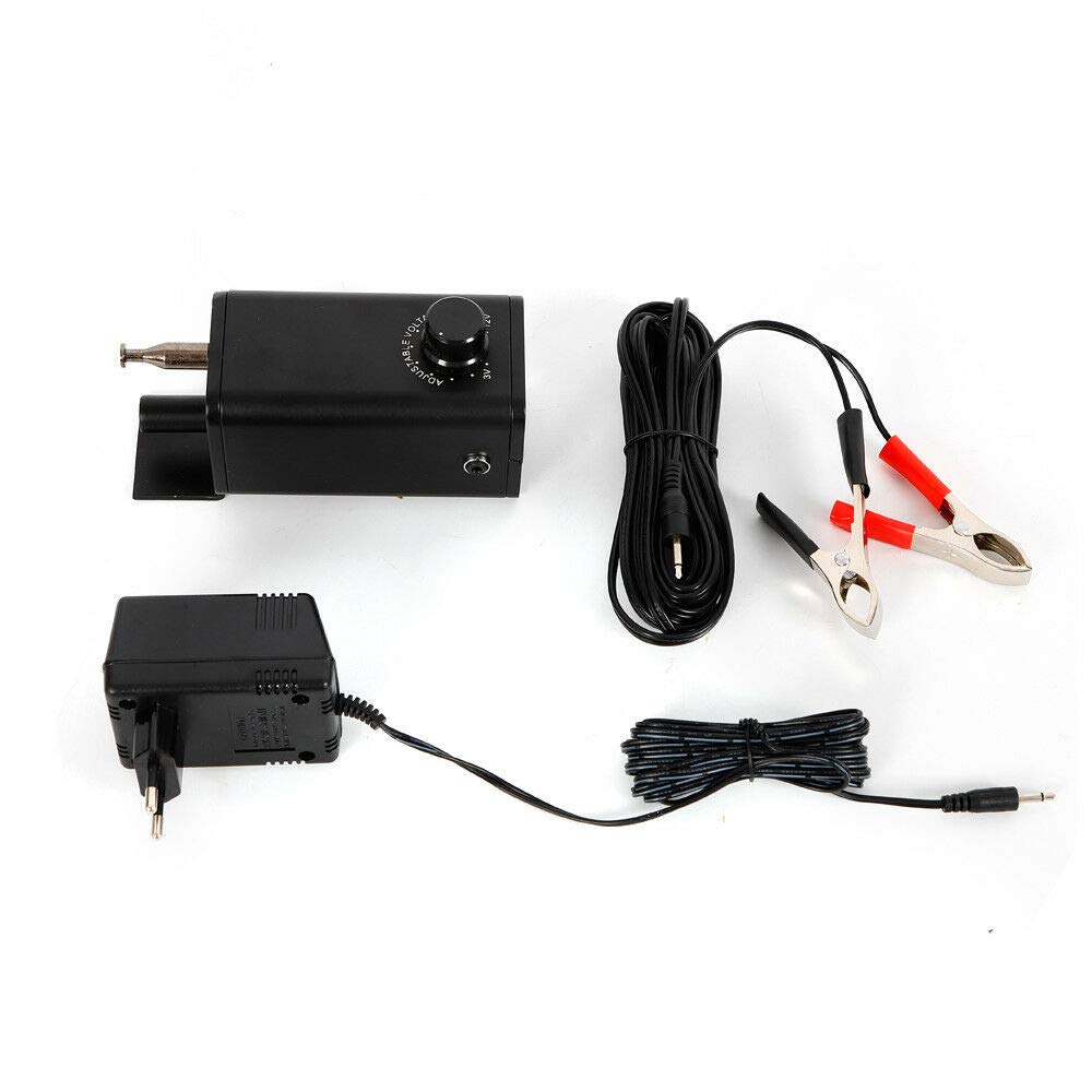 MINUS ONE 15W Grillmotor BBQ Grillspieß Drehspieß Rotisserie Getriebemotor für Grillspieß, Rotisserie, DC 3-12V mit Adapter