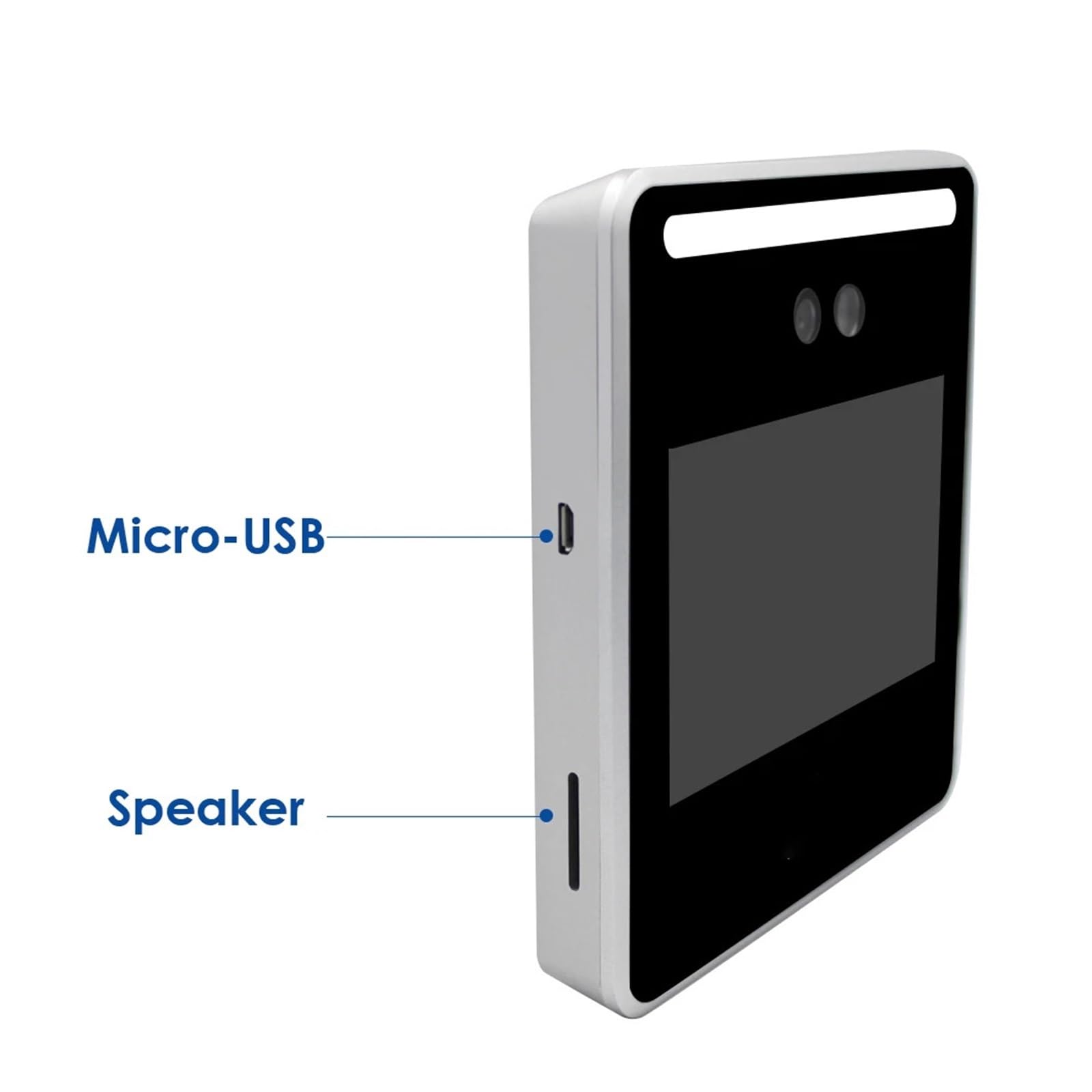 De Control Acceso con Reconocimiento Facial, Pantalla Táctil 5 Pulgadas, USB Y RFID Reloj eficiente