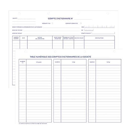 ELVE Recharge pour reliure D77, 297 x 210 mm, papier blanc