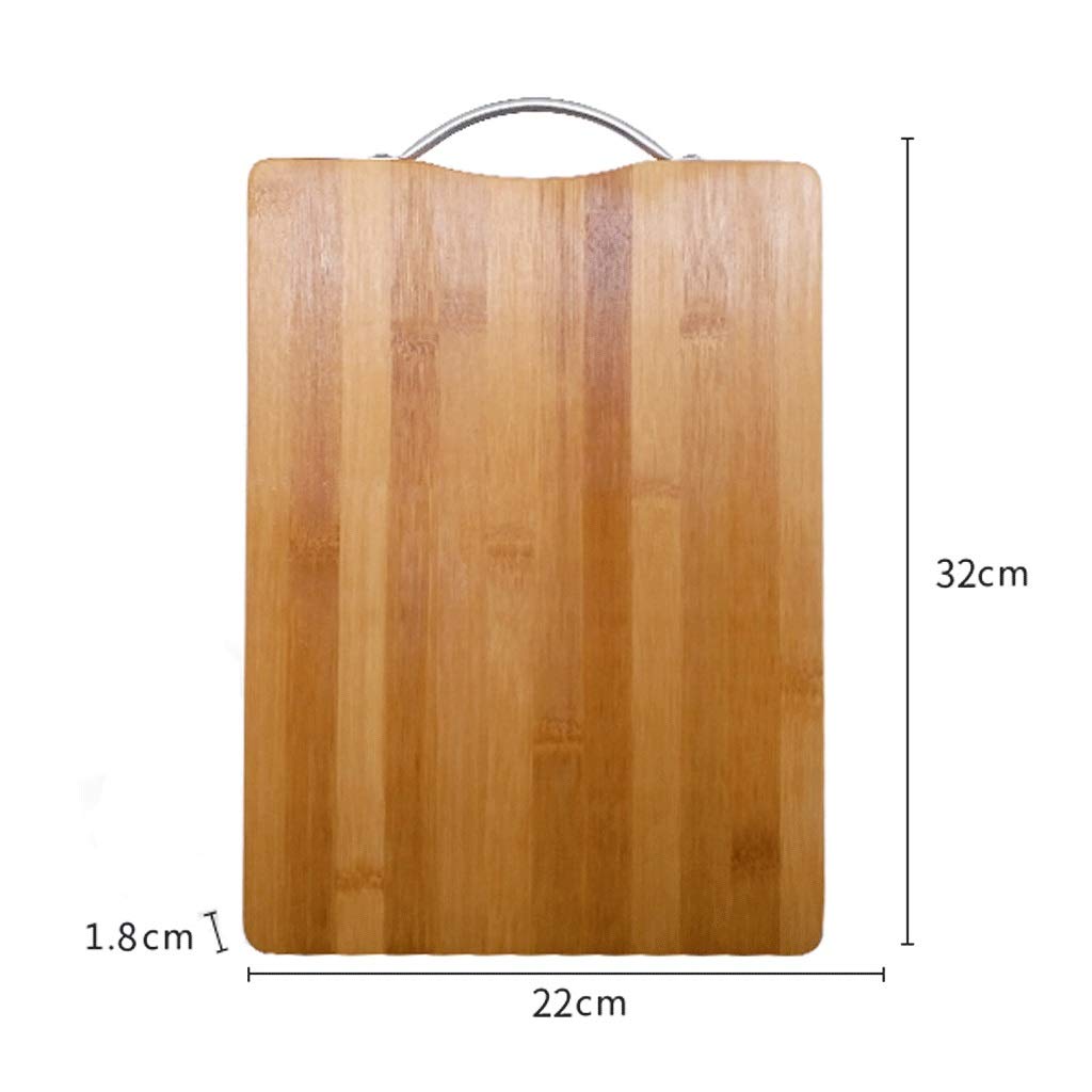 Tabla de Cortar de bambú Natural para Cocina y hogar, Rectangular, con asa, para Carne y Verduras. Los Mejores Accesorios de Cocina.