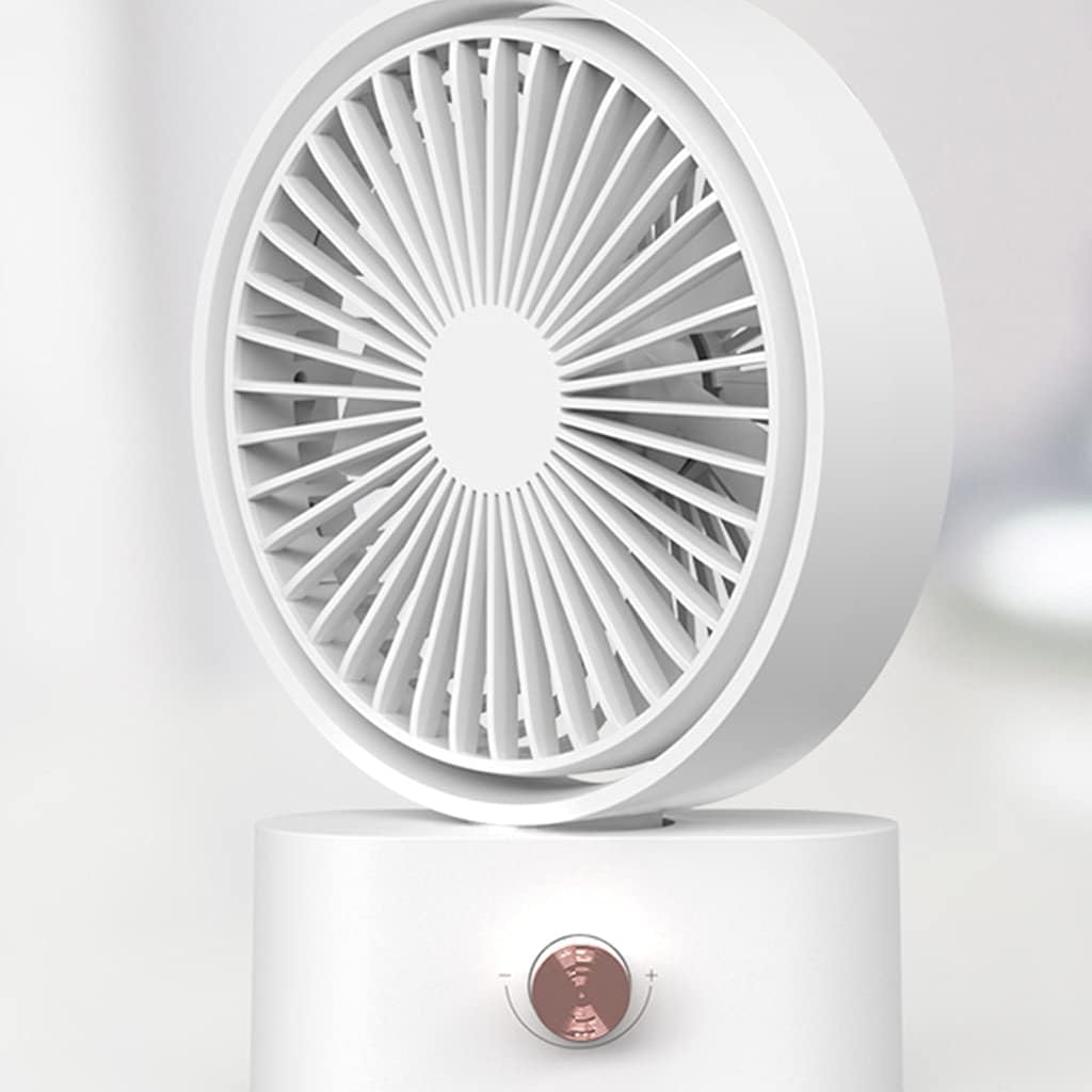 2000mAh USB Rechargeable 270 Degree Oscillation Fan Shaking For Head Fan Rotating Quiet Desk Fan Computer Accessories, Green