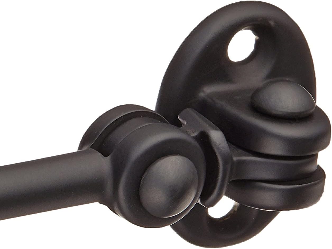 Baldwin 0950190 Cabin Door Hook, Black