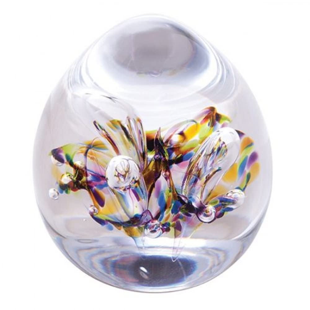 Caithness Glass Moonbloom Paperweight | Handcrafted Glass Paperweight | Made in Scotland | Gift or Collectable
