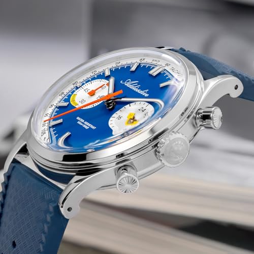 Image of ADDIESDIVE 38 MM Chronograph Watch VK64 Sweep Second Movement Tachymeter Mark FKM Rubber Strap BGW9 Super Lume Colourful Outdoor Sports Watches for Men Women