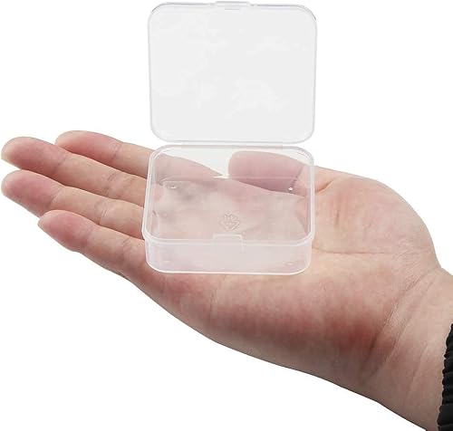 Miniatura 3 de DUOFIRE Recipientes pequeños con tapas, 24 paquetes de caja de plástico transparente, pequeños contenedores de almacenamiento para cuentas,