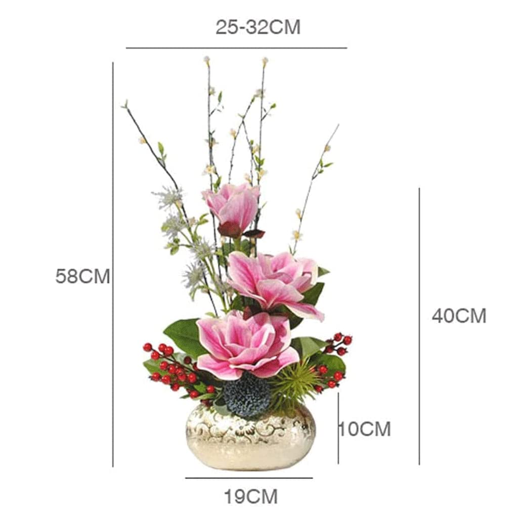 Orchidea Sztuczne kwiaty Sztuczne kwiaty Dekoracja kwiatowa Sztuczne kwiaty Phalaenopsis Wazon porcelanowy Sztuczne orchidee Botaniczna kompozycja kwiatowa Naturalny wygląd