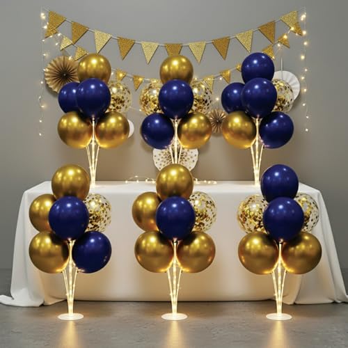 Image of Lightsfever Table Balloon Stand Kit with LED Balloons - Set of 6