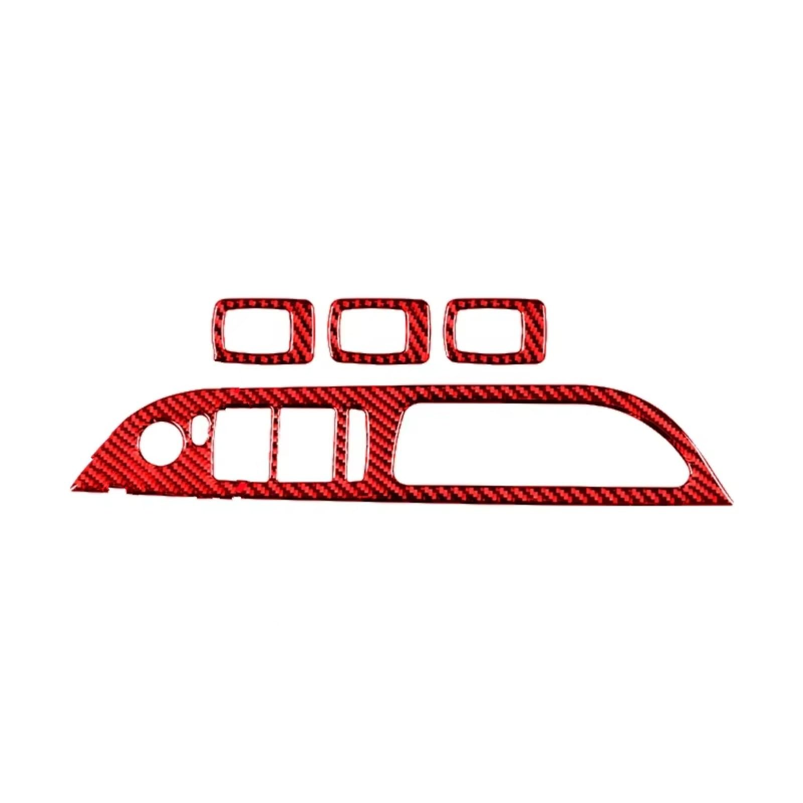 Amxaqjc Lhd B Car Interior Moulding Trim For Bmw 5 Series E60 2005-2010 Car Accessories Interior Car Windows Lifting Control Panel Trim Cover Frame Stickers(Lhd B)