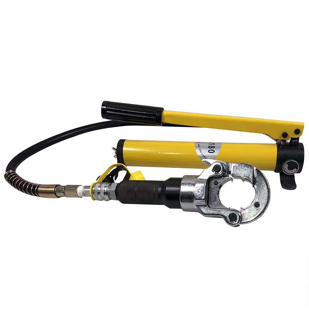Pinza idraulica, set di pinze crimpatrici 6T, pinza crimpatrice manuale V12-28 mm e TH16-32 mm per tubi in alluminio, tubi PEX, ecc.