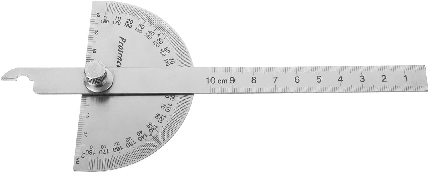 Balacoo Angle Finder Protractor Tool 180-degree Woodworking Angle Gauge with Swing Arm for Carpentry and Miter Saw Measurement