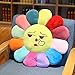 Cojín de Almohada de expresión de Girasol Colorido Creativo Juguetes de Peluche 90cm Excavando su Nariz.