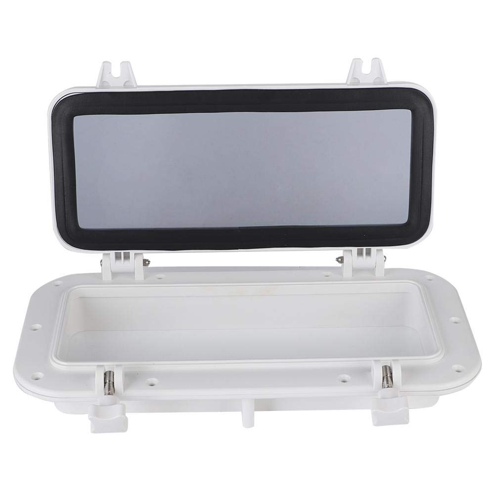 Portlight Window ,400x200 Porthole Window Rectangular Porthole Anti Ultraviolet Portlight Window Port Hole Glass replacement for Marine Boat Yacht