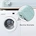 ITSOFT Plush Bathroom Rug 34x21, Absorbent Machine Washable Non Slip Chenille Bath Mats, Quick Dry Bathmat, Bath Rugs for Bath, Shower, Bedroom, or Door Mat, Spa Blue