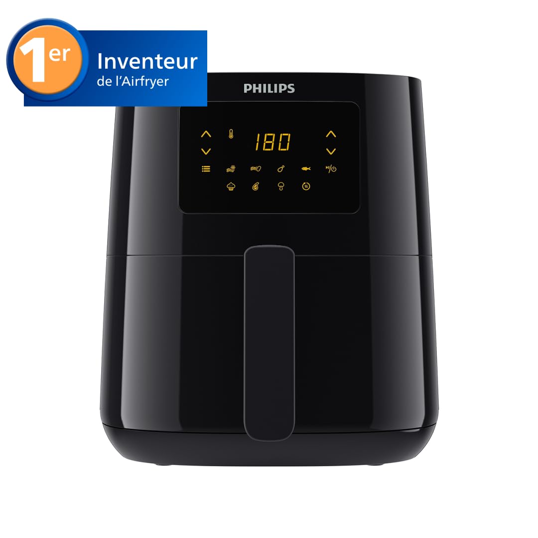 Philips Domestic Appliances Airfryer Série 3000 L, 4.1L (0.8Kg), Airfryer 13 en 1, 90% de graisse en moins grâce à la technologie Rapid Air, Digitale, Application de recette (HD9252/90) 4.1 litres (2-3 Personnes) Non-Connect? Sans Fen?tre de Cuisson - 2