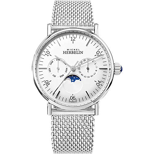Preisvergleich Produktbild Michel Herbelin Herren Uhr 12747 / AP11B Inspiration Mondphase