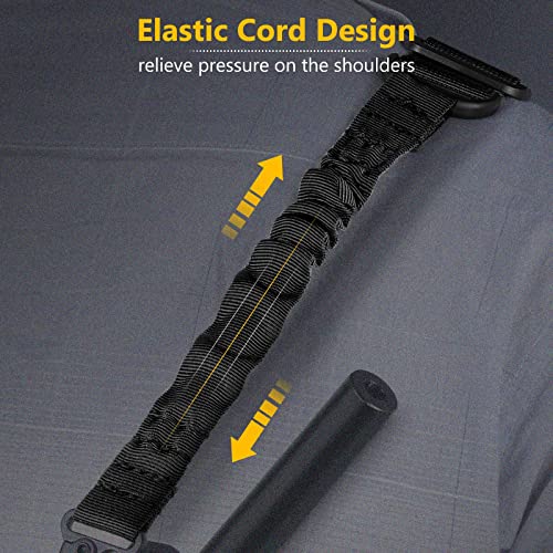 CVLIFE Two Point Rifle Sling with 45° Anti-Rotation Swivels Elastic Cord - image 5