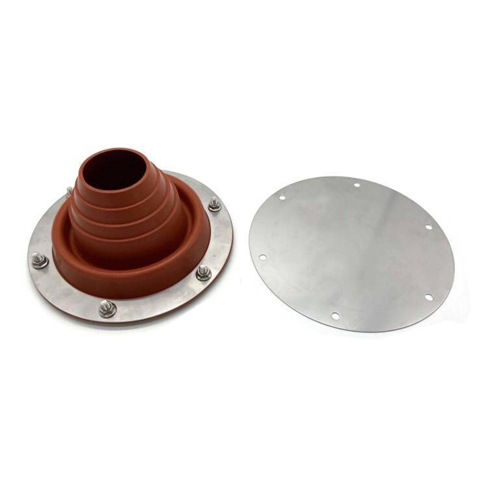 F Fityle Tubo Flessibile Ad Alta Temperatura per Stufa da Tenda, Diametro Esterno da 2" a 4", per Campeggio.