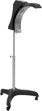 Vertical Hairdressing Heater, Professional Standing Hair Color Processor, Multifunctional Hair Dryer with Wheels, Adjustable Temperature Time, Adjustable Angle45, 90, 180