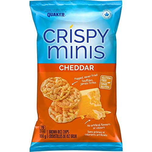 Quaker Crispy Minis Cheddar 100g/3.5oz (12pk) {Imported from Canada} - Thumbnail 7