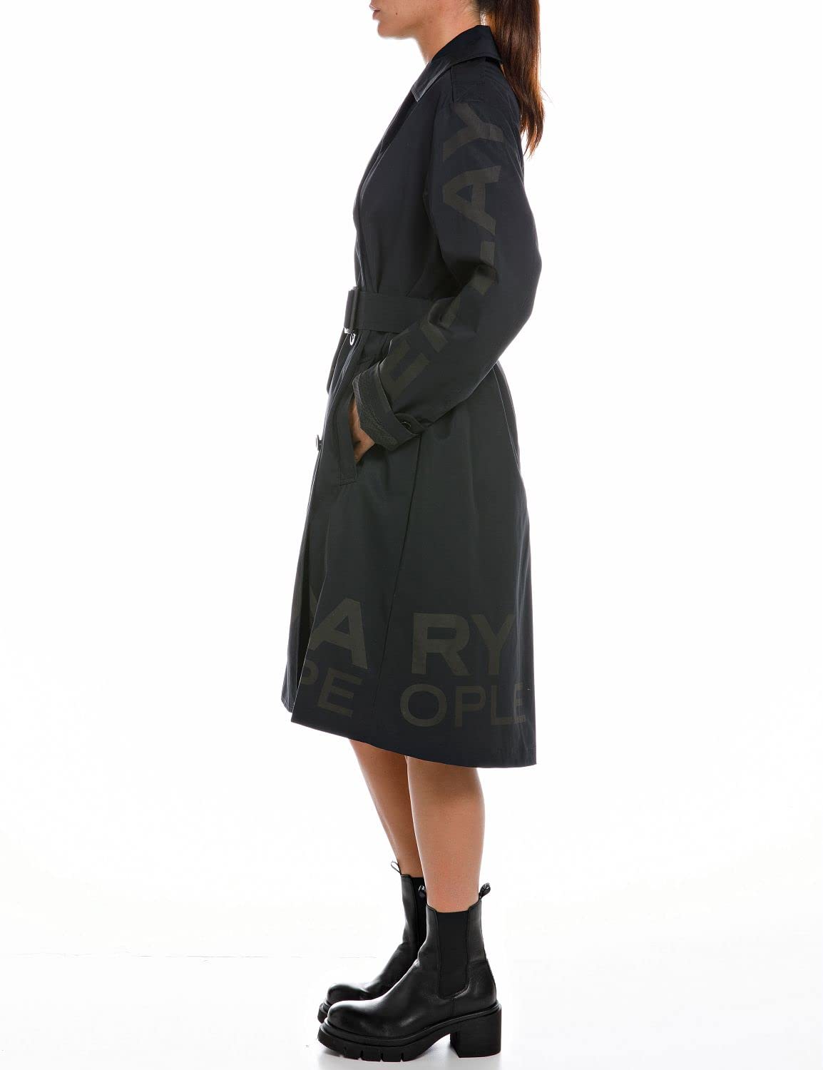 Replay W7772 Gabardina Mujer