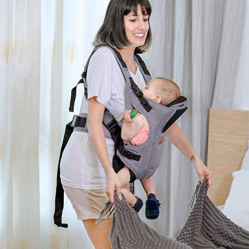 FEEMOM Baby Carriers Front and Back for Newborn to Toddler\'s Infant Carrier with Hip Seat for Boy and Girl