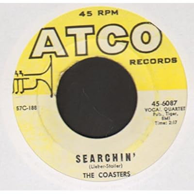 searchin' / young blood 45 rpm single
