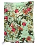 Ted Baker JAEMILA Long Silk Scarf, Illusion Floral Print, Mint Green