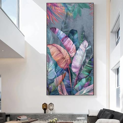 Plumes abstraites YAJNILUCK pour decorer un mur vide facilement 18x36 - 4