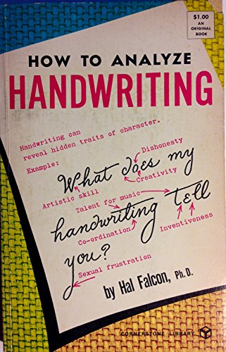 How To Analyze Handwriting B001VIRDEG Book Cover