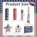 4th of July Tiered Tray Decor Set Patriotic Decorations American 250th Anniversary Table Centerpiece USA Flag Star Red White and Blue Wooden Block Independence Memorial Day Indoor Home Party, 7Pcs