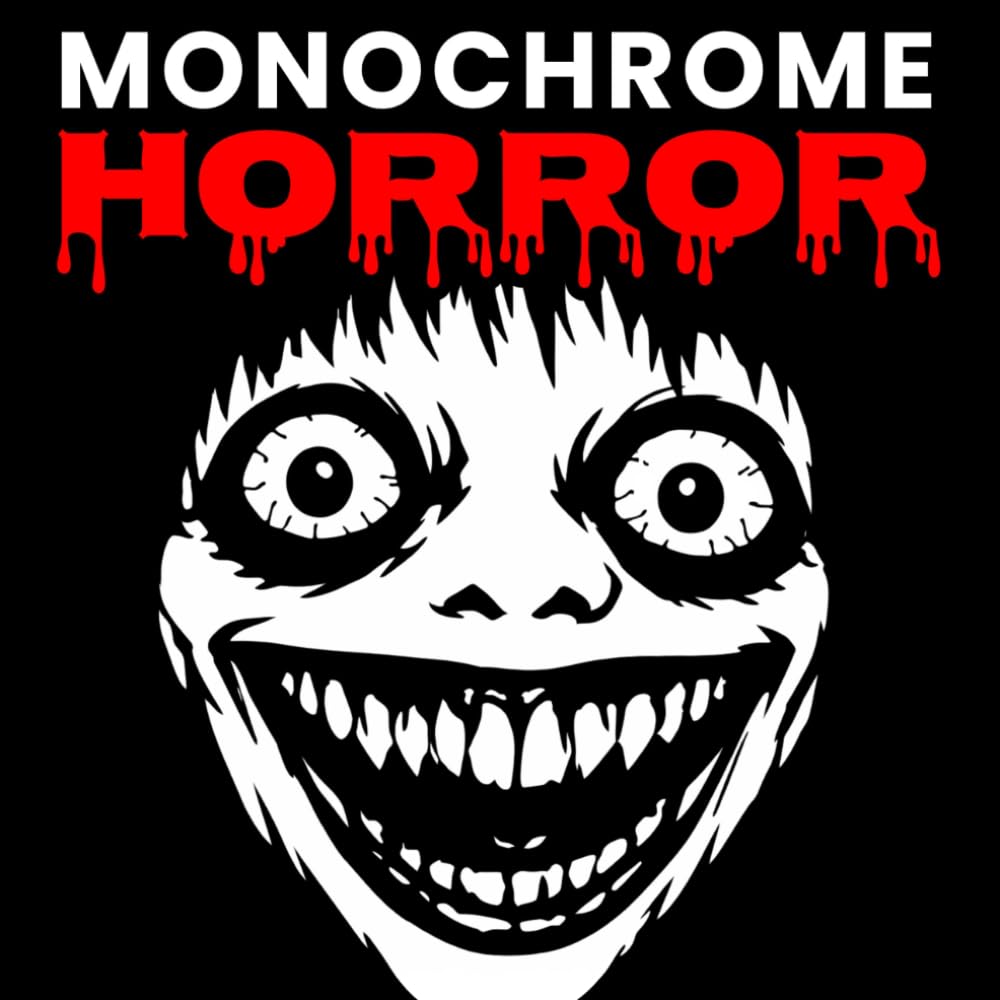 Monochrome Horror Coloring Book: A Spooky and Creepy One Color Coloring Book for Adults Featuring Dark Gothic Art and Macabre Nightmares for Stress Relief (One-Color Wonders)