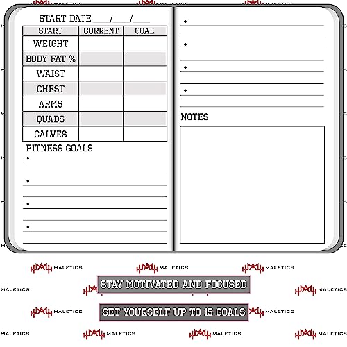 A6 Pocket Fitness Journal & Workout Log Book for Men & Women, Track 93 Workouts, Set 15 Goals & Log 24 Personal Records - Image 3
