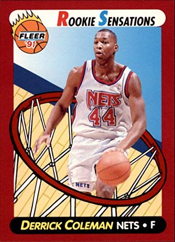 Amazon.com: 1991-92 Fleer Rookie Sensations #3 Derrick Coleman NBA