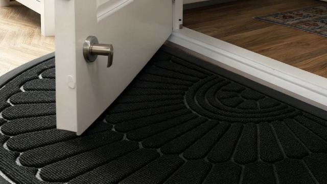 Amazon.com: tchdio Semicircular Durable Rubber Doormat- Non Slip