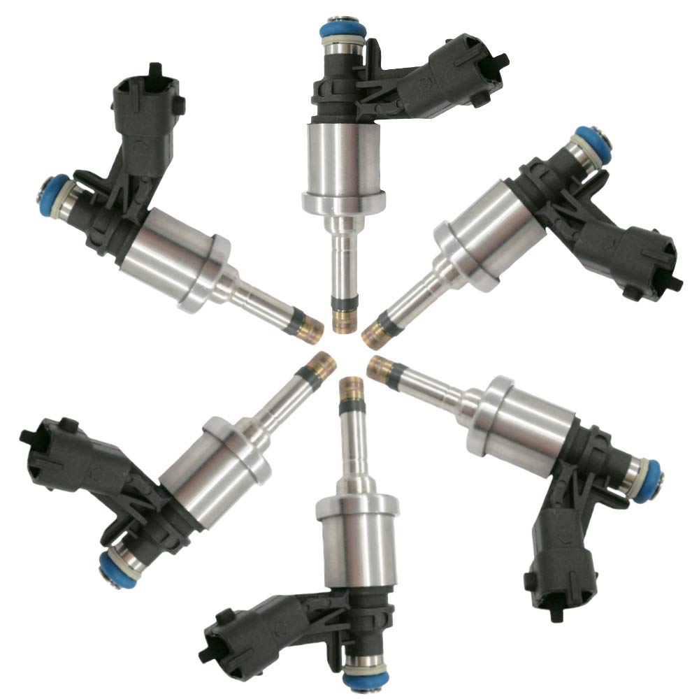 6Pcs FJ994 12638530 Fuel Injectors 6 Holes for 09-11 Enclave 10-11 Lacrosse 2010 Allure 08-11 Cadillac 09-11 Traverse GMC Acadia 10-11 Camaro 09-13 Holden 3.6 12669384 217-3445