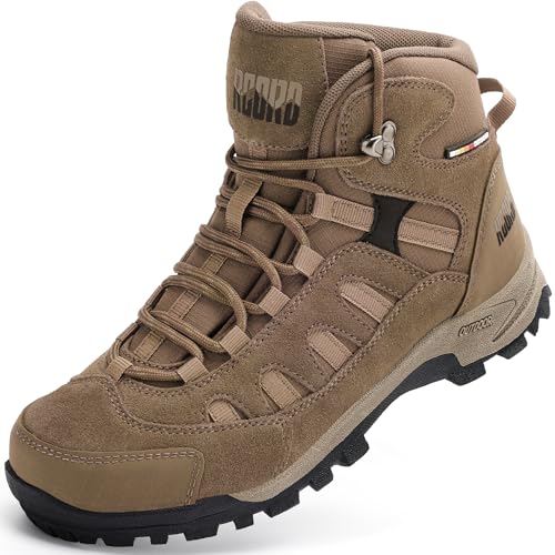 R CORD Hiking Boots Women Waterproof Non-Slip Womens Hiking Shoes Comfortable Outdoor Womens Hiking Boots Walking Boots Hiking Shoes Women