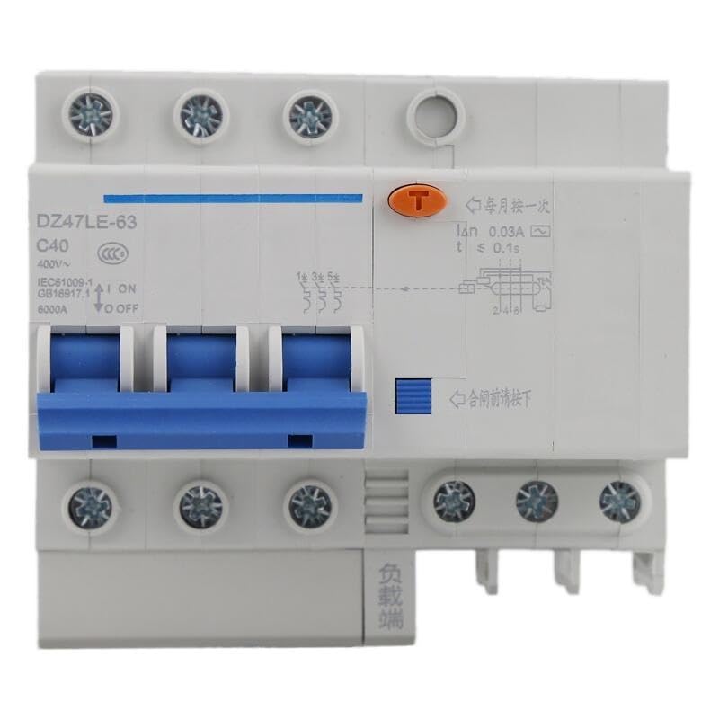 Disyuntor de fugas C40 para solucionar cortes de luz por humedad y sobrecargas 3P
