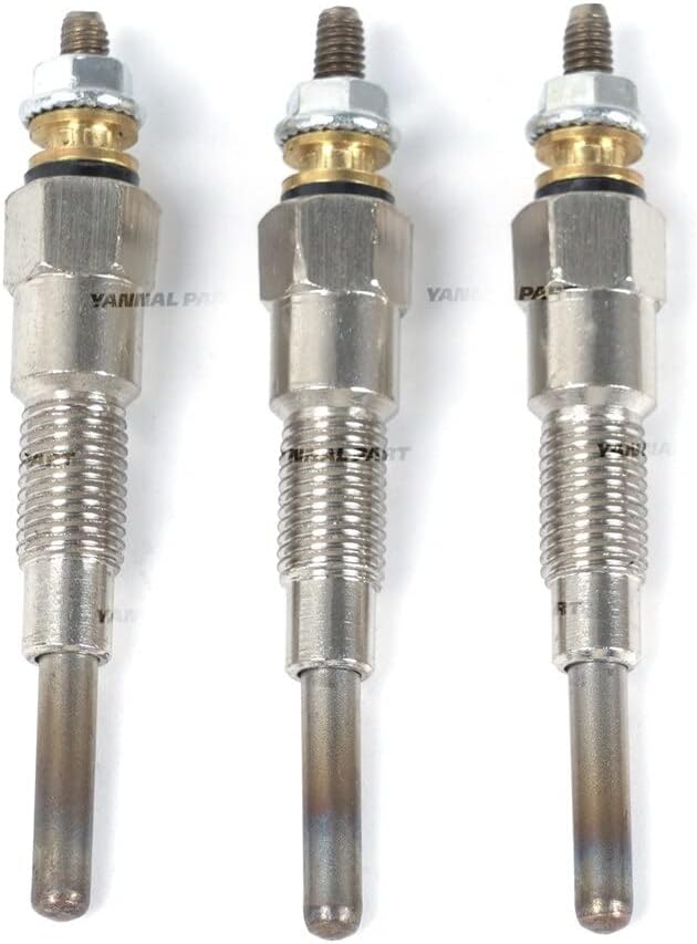 3 pieces Glow Plug Suitable for Kubota D902 Engine UTV900 BX2360 BX2370 BX25 tractors