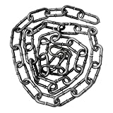 HEALSOPTHY Halloween Deko Kette Realistische Silberne Kunststoff Eisenkette Prop für Gruselige Halloween Kostüm und Partydeko Detailgetreu Robust für Haunted House Zubehör