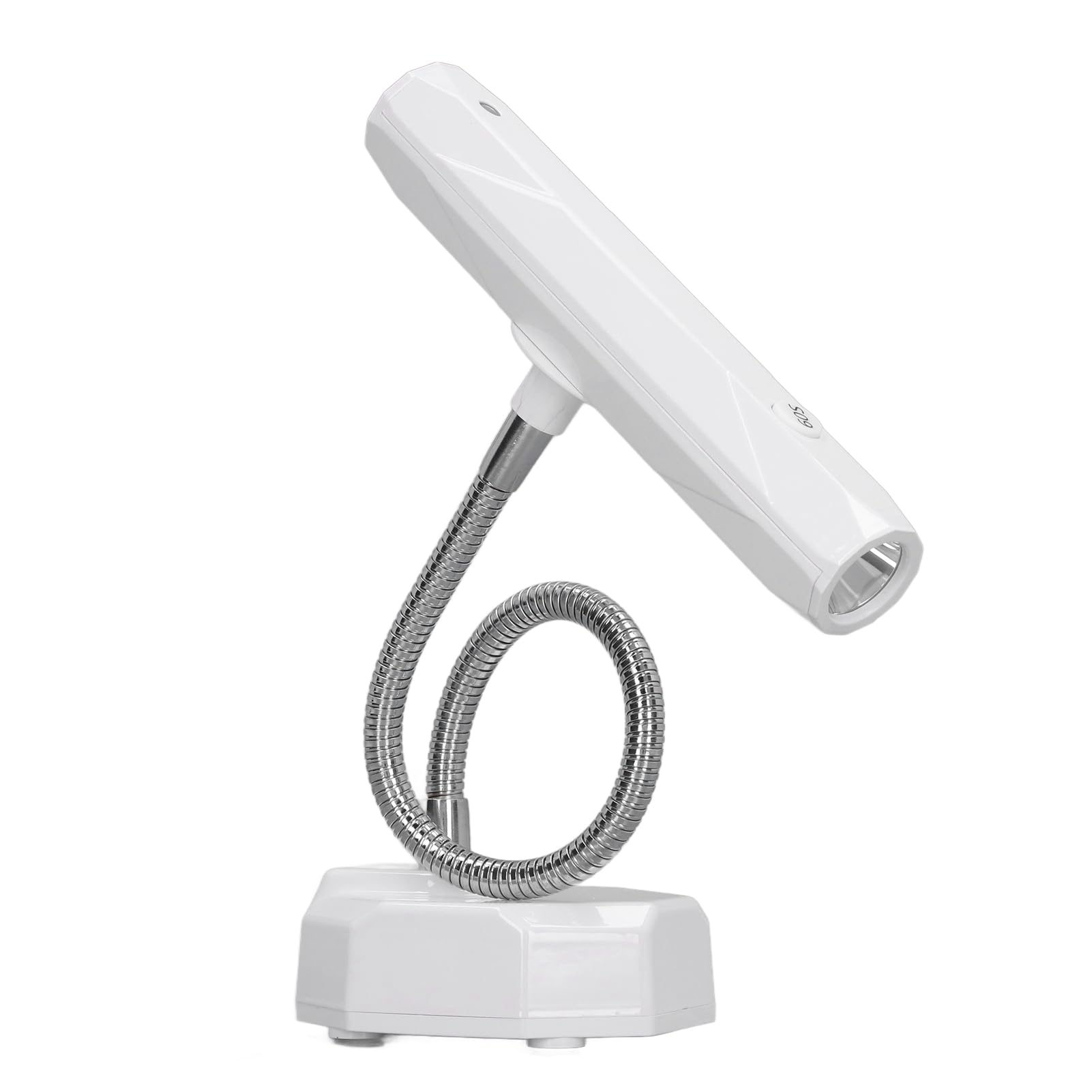 Hidyliu Lampada per Unghie Ricaricabile a Collo di Cigno Luce LED Portatile Ad Asciugatura Rapida per Manicure a Casa o in Salone 9W (Bianca)