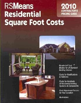 Paperback RSMeans Residential Square Foot Costs Contractor's Pricing Guide 2010 Book