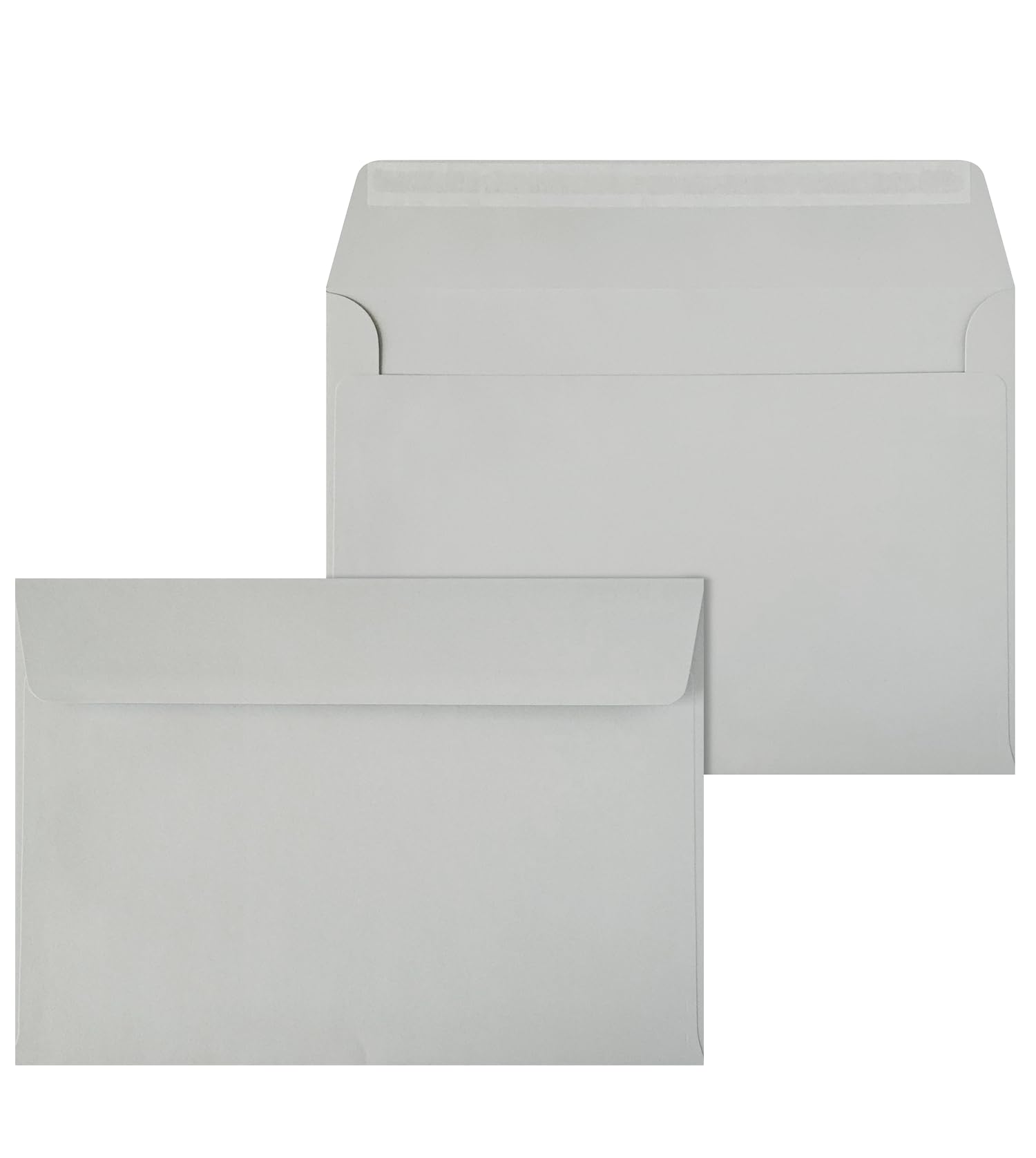 Netuno 50 Large Grey envelopes C5 162 x 229 mm 6.4 x 9 in 120gsm Coloured Invitation Envelope Elegant envelopes for A5 Letters Wedding Invitations Greeting Cards documents Postcards