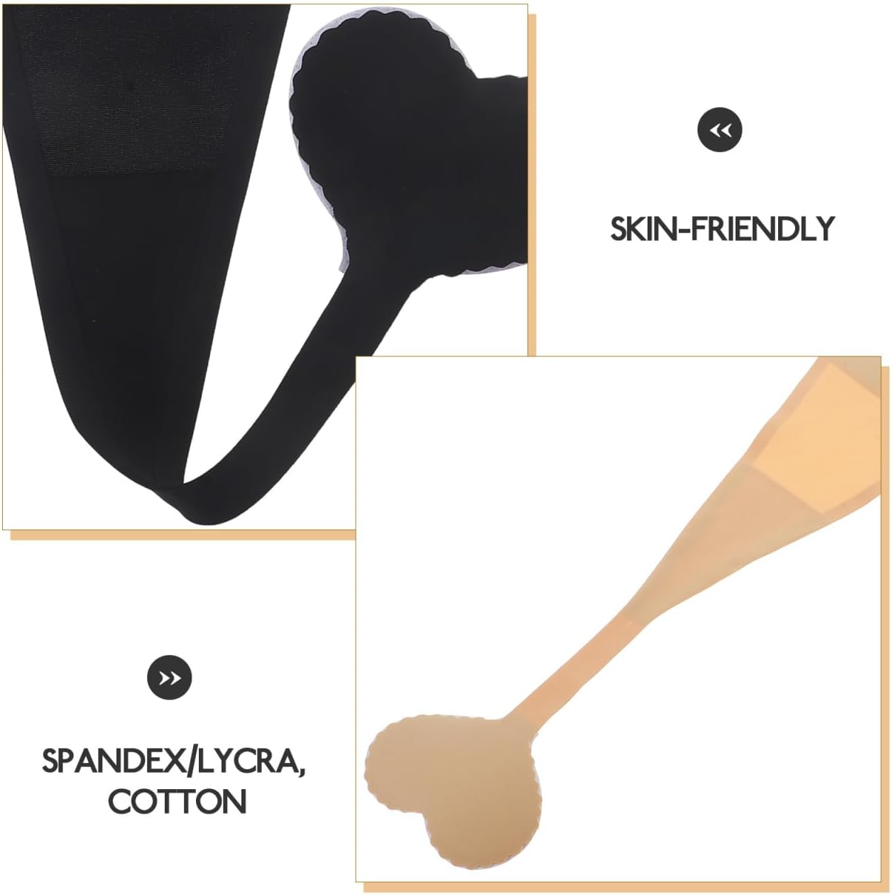 2pcs Invisible Thong Panties Thong Adhesive Invisible Nude Panties Underpants Strapless Woman Woman String Miss - Image 7
