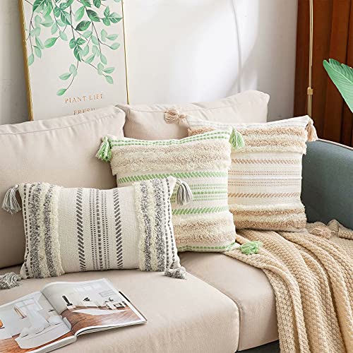 decorUhome Kissenbezug Boho Sofakissen Dekokissen Dekorative Kissenbezüge Weich Kissenhülle Couchkissen für Sofa Couch… – Bild 3