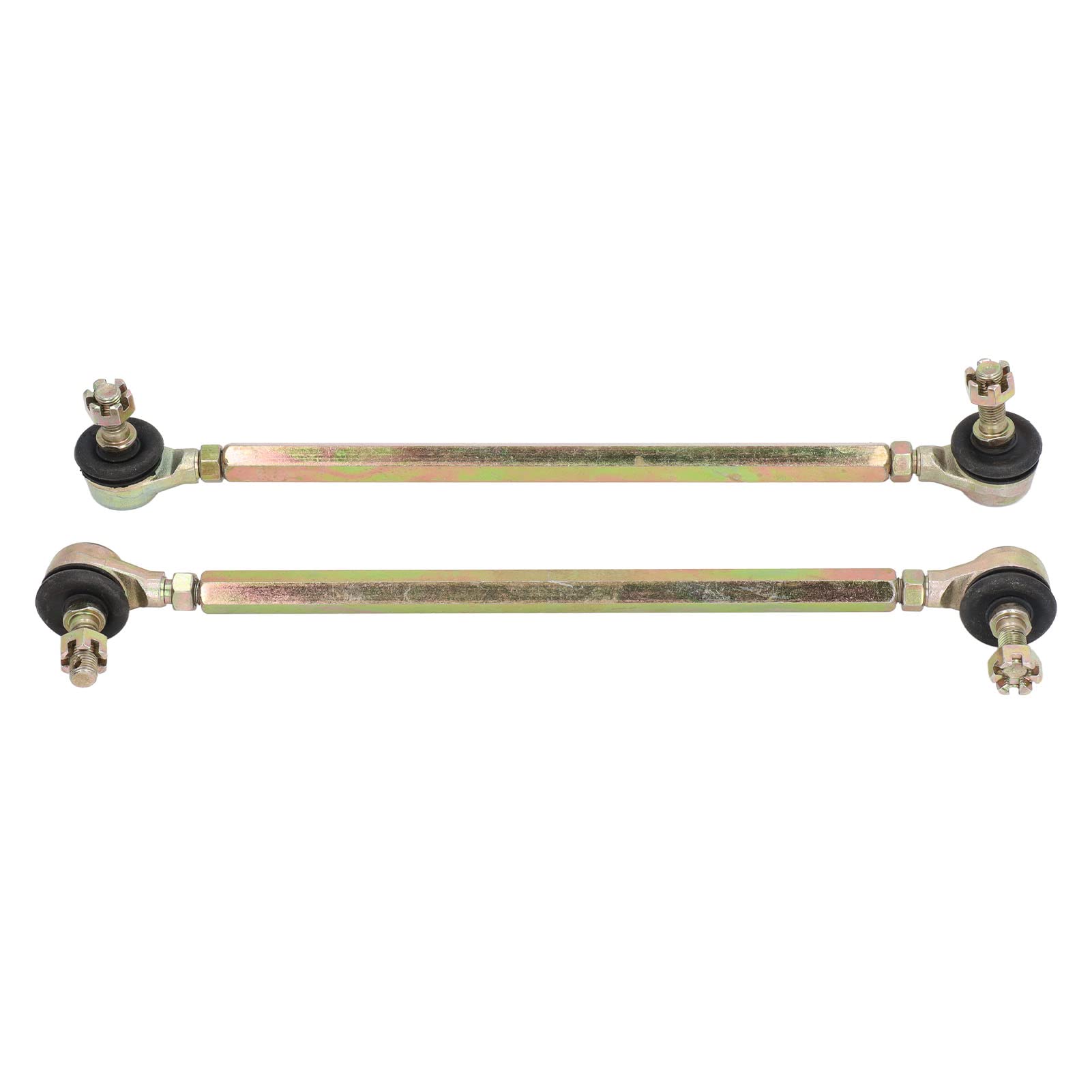 Rotule de Biellette de Direction, 2 Pièces 250 Mm Rotule Biellette 10 Mm Filetage Alliage D'acier pour 125 Quad Dirt Bike ATV Go Kart